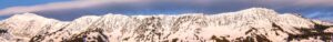 Bridger Range mountain ridge